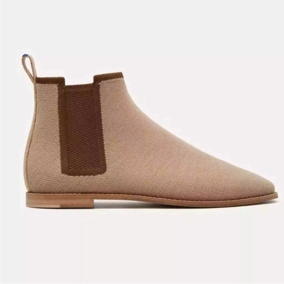 Rothy’s The Merino Wool Chelsea Ankle Boot in Chestnut Brown size 9.5 - Picture 4 of 15